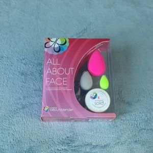 NIB beautyblender all about face set